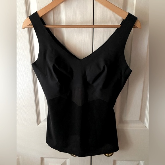 HONEYLOVE Liftwear Black Shapewear Compression Camisole Tank Top SZ L - Picture 1 of 4